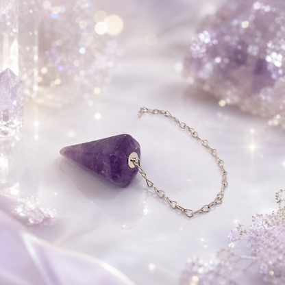 Mineral dowsing pendulums