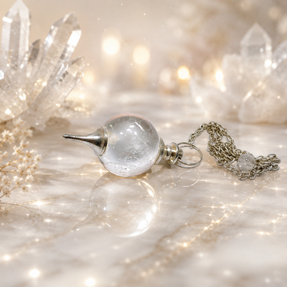 Mineral dowsing pendulums
