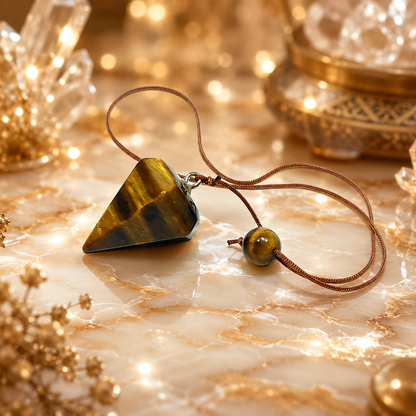 Mineral dowsing pendulums