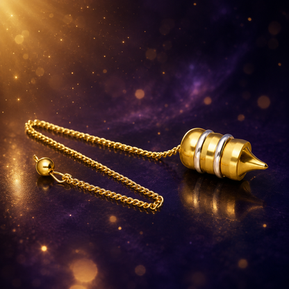 Osiris pendulum bronze and silver plated