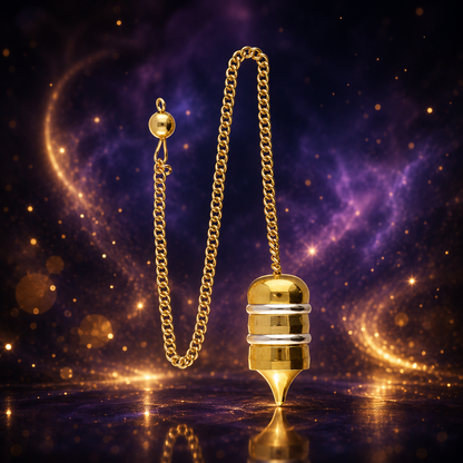 Osiris pendulum bronze and silver plated