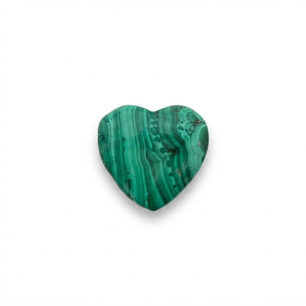 Corazones malaquita