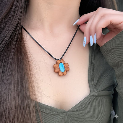 Mahogany and Larimar