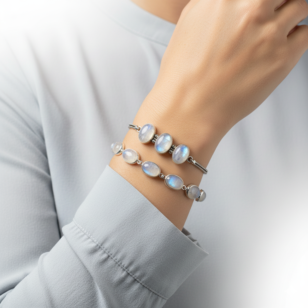 Silver-plated Chakra Bracelet