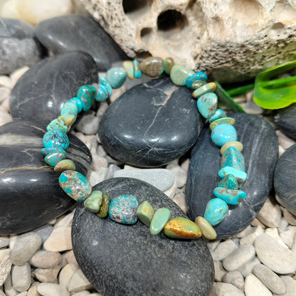 Turquoise Chip Bracelet