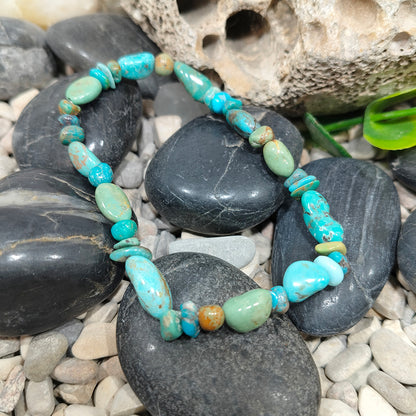 Turquoise Chip Bracelet