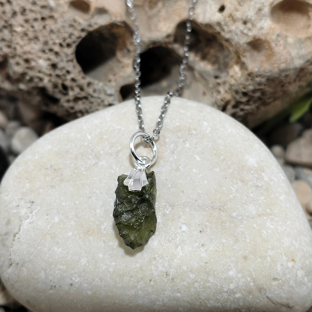 Moldavite Pendant
