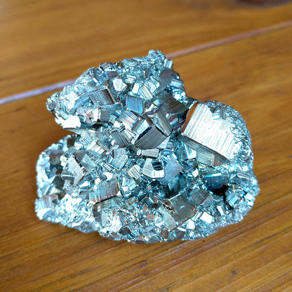 Pyrite cabochon pendant