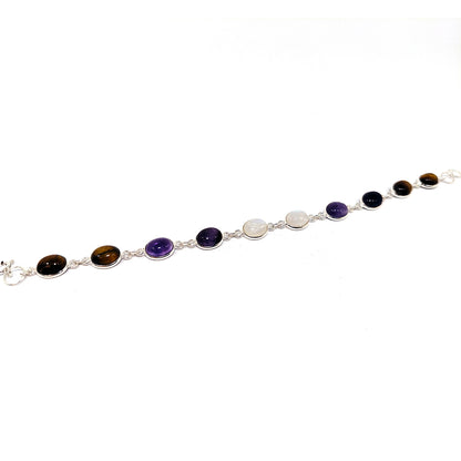 Silver-plated Chakra Bracelet