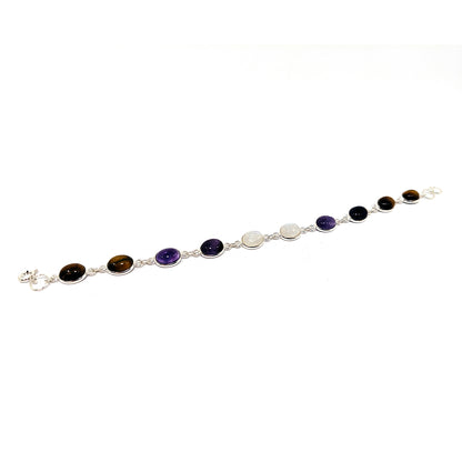 Silver-plated Chakra Bracelet