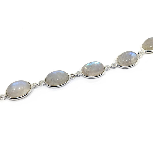 Pulsera plata piedra Luna