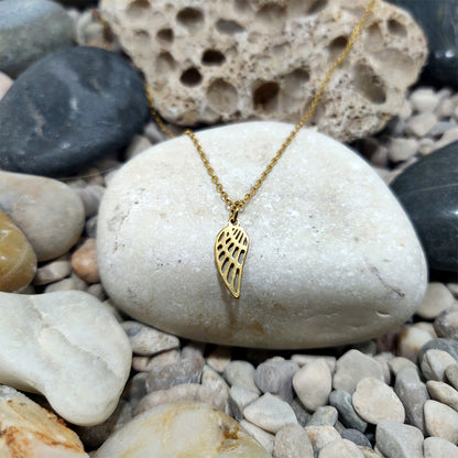 Mini angel wing pendant