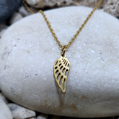 Mini angel wing pendant