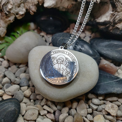 Shungite Archangels Pendant/EMF Protection / 5G Protection