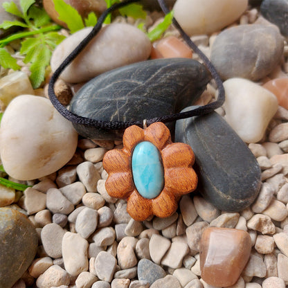 Mahogany and Larimar