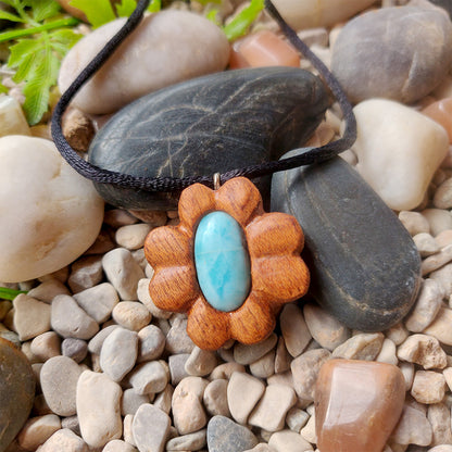 Mahogany and Larimar