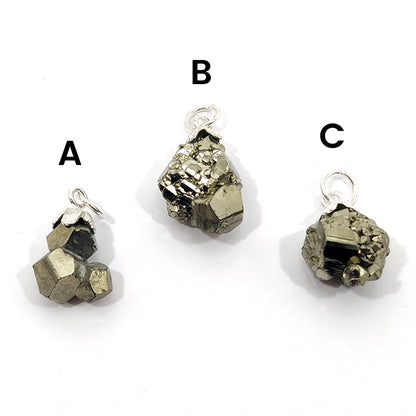 Pyrite pentadodecahedron pendant