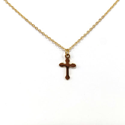 Colgante cruz inox