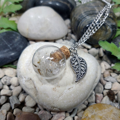 Colgante Dandelion and Herkimer
