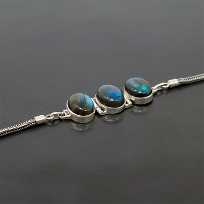 Silver-plated Chakra Bracelet