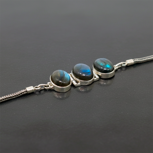 Silver-plated Chakra Bracelet