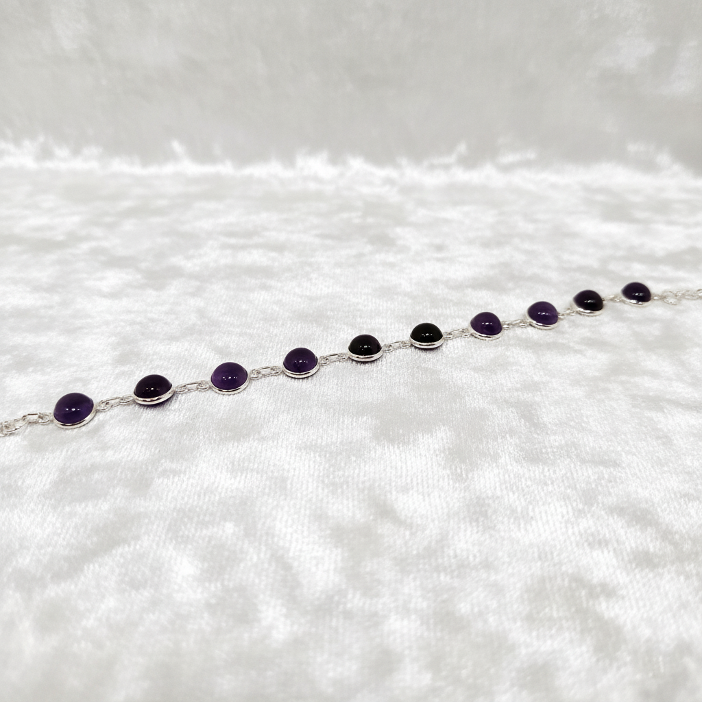 Silver-plated Chakra Bracelet