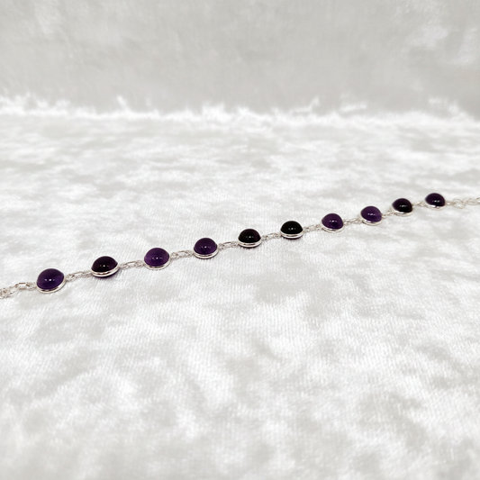 Silver-plated Chakra Bracelet