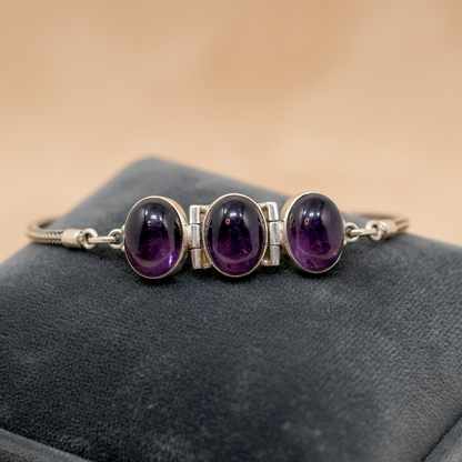 Silver-plated Chakra Bracelet