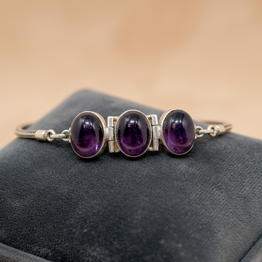 Silver-plated Chakra Bracelet