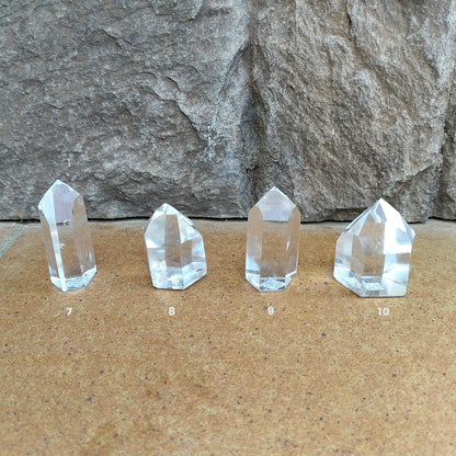 Cuarzo maestro canalizador-transmisor extra transparente para terapia Tameana