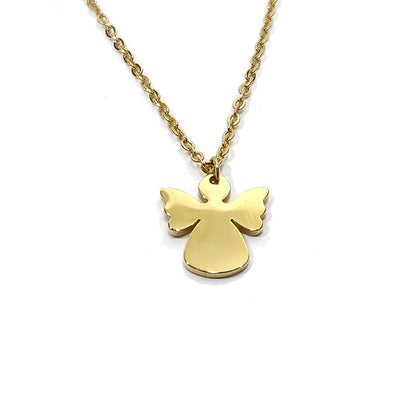 Golden angel pendant