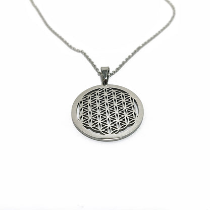 Flower of Life stainless steel pendant