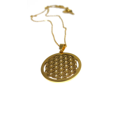 Flower of Life stainless steel pendant