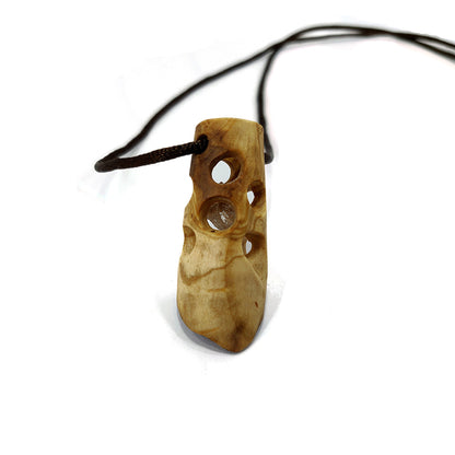 Herkimer diamond cage pendant