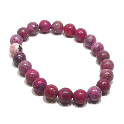 Pulsera Jaspe Imperial rojo