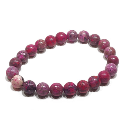 Pulsera Jaspe Imperial rojo