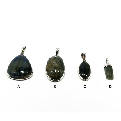 Colgantes Labradoritas Plata