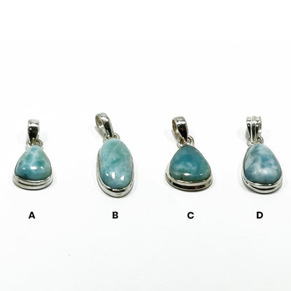 Colgante Larimar cabujon