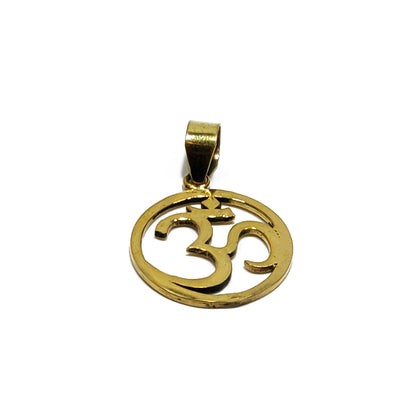 Brass Om pendant