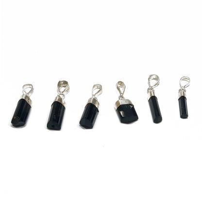 Mini Black Tourmaline Pendant