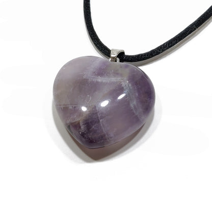 Amethyst and Rose Quartz Hearts