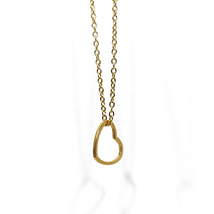Heart hoop pendant 