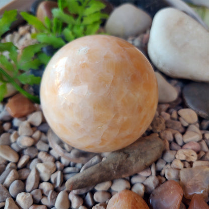 Calcite Sphere 56 mm.