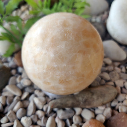 Calcite Sphere 56 mm.