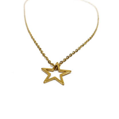 Colgante aro estrella