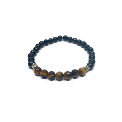 Onyx-Tiger's Eye Bracelet 6