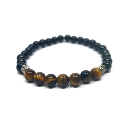 Onyx-Tiger's Eye Bracelet 6