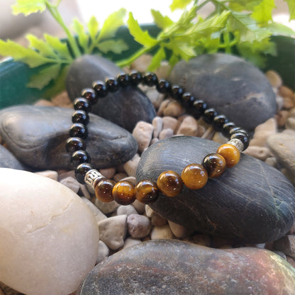 Onyx-Tiger's Eye Bracelet 6
