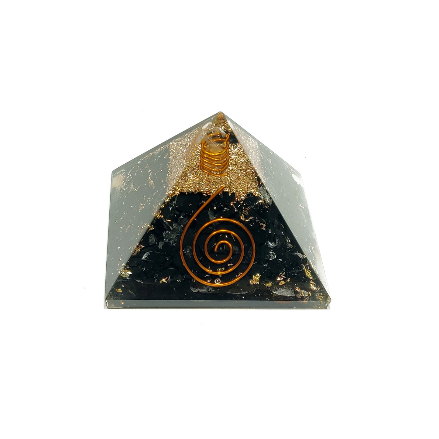 Pirámide Orgonita Turmalina / Protección EMF / Protección 5G